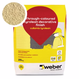 Weber Cullamix Tyrolean Parchment Render 25kg - Pack of 10