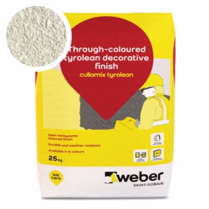Weber Cullamix Tyrolean Silver Render 25kg - Pack of 10