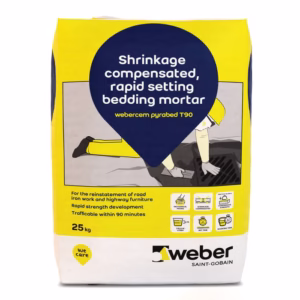 Webercem Pyrabed T90 Bedding Mortar - 25kg