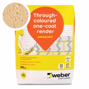 Weberpral M Buff Render 25kg - Pack of 10