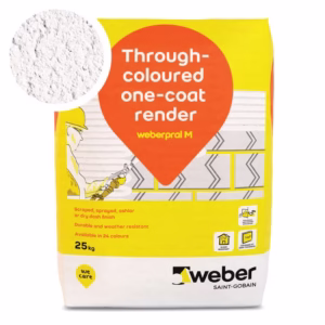 Weberpral M Chalk Render 25kg - Pack of 10