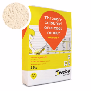 Weberpral M Cream Render 25kg - Pack of 10