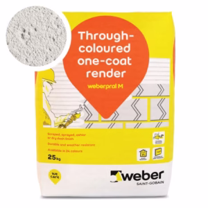 Weberpral M Pearl Grey Render 25kg - Pack of 10