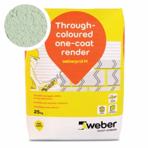 Weberpral M Sage Green Render 25kg - Pack of 10