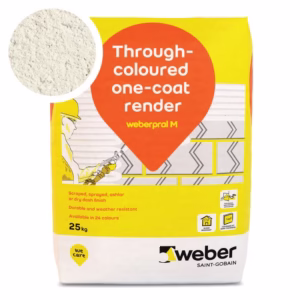 Weberpral M Silver Pearl Render 25kg - Pack of 10