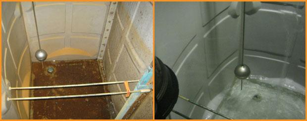 What UK regulations require for water tank cleaning and Legionella control