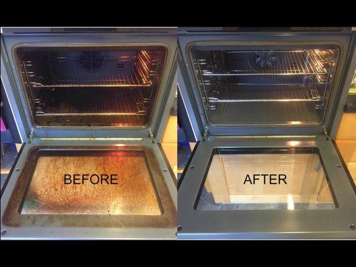 Inside a professional oven clean in the UK from booking to sparkle